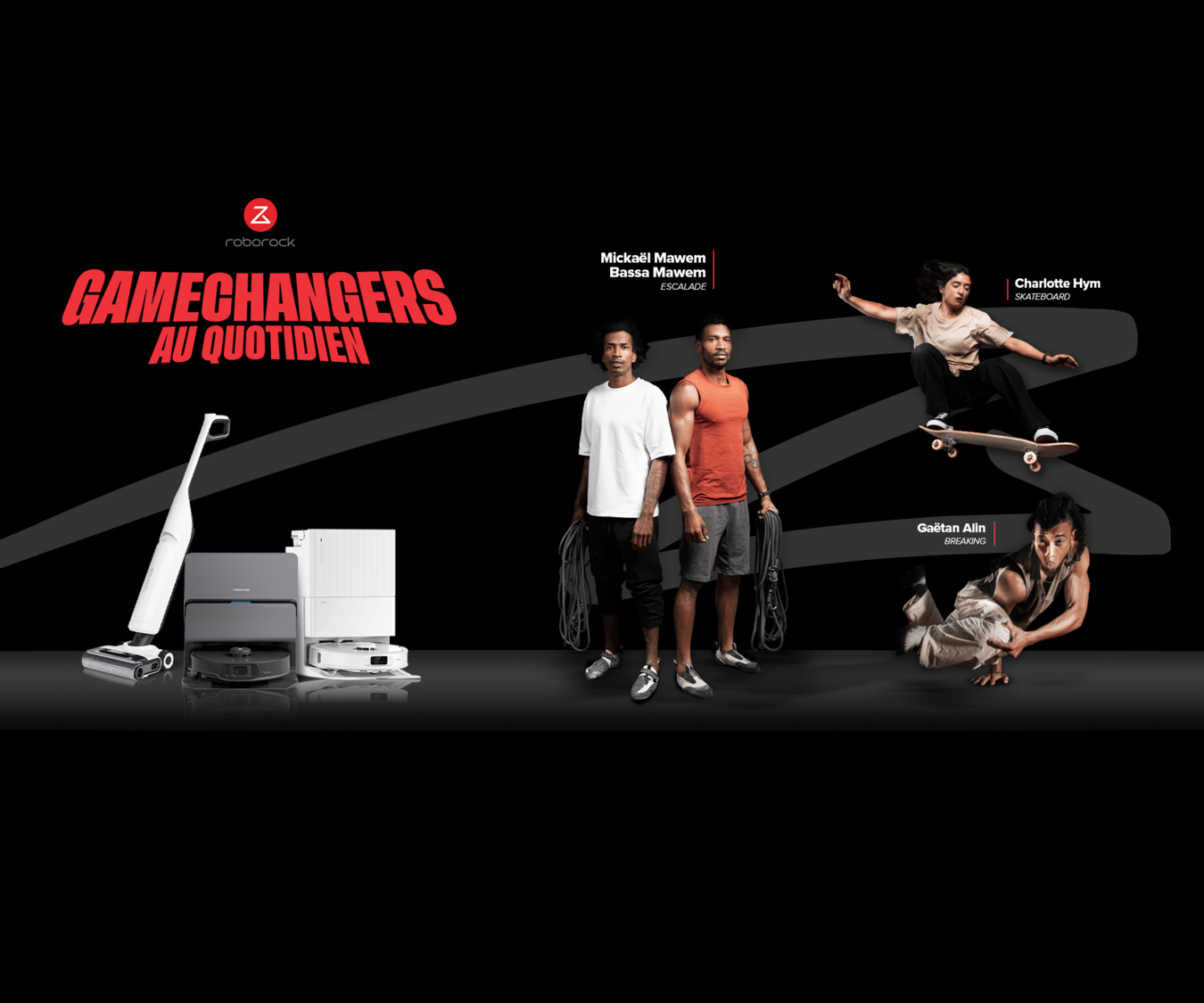 Roborock dévoile sa team d'ambassadeurs sportifs : une alliance entre innovation et performance pour repousser les limites au quotidien