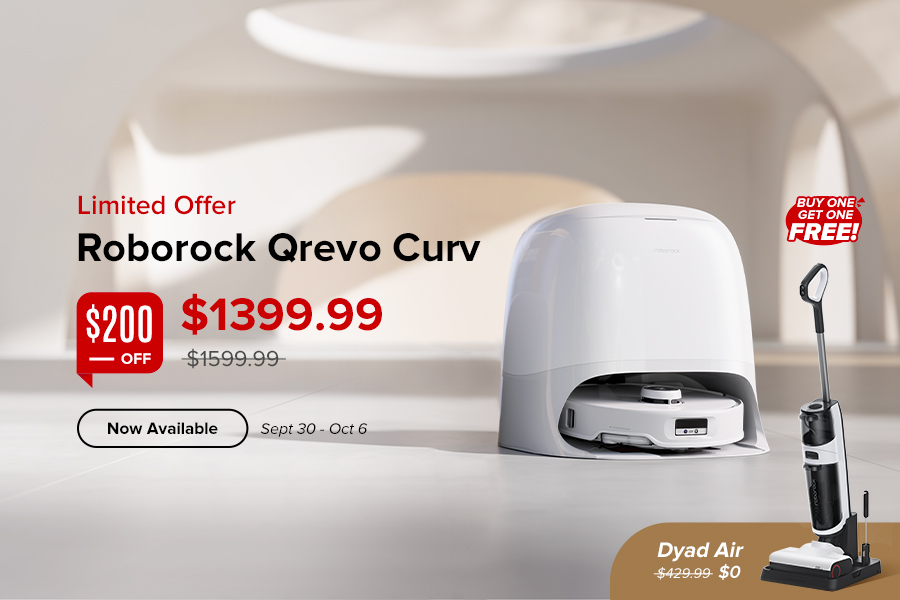 Roborock Announces Open Sale for Advanced New Cleaning Solution, the Qrevo Curv